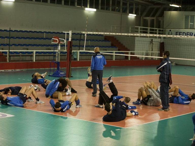 Entrenamiento de la AS Alma Mater Pallavolo. Foto: Notizie Comuni-Italiani.it