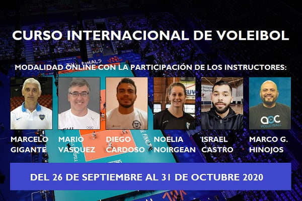 Curso internacional de voleibol TSV septiembre 2020. Foto: FIVB