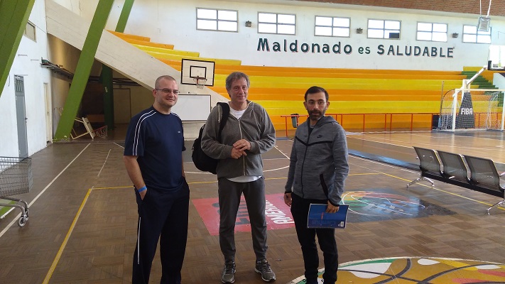 Martín Merello, Carlos Getzelevich y Rafael Codina en el Training Camp Maldonado 2017