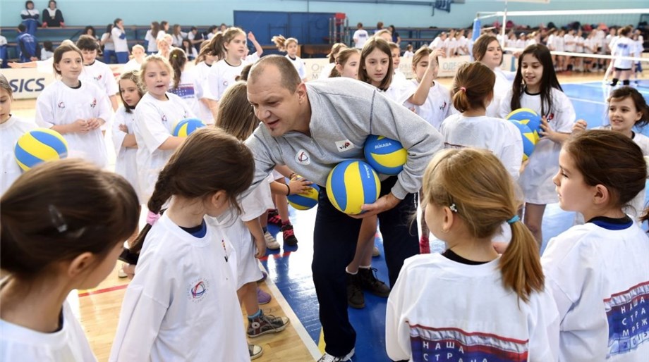 Proyecto One More Day for Volleyball Serbia 2016. Foto: FIVB