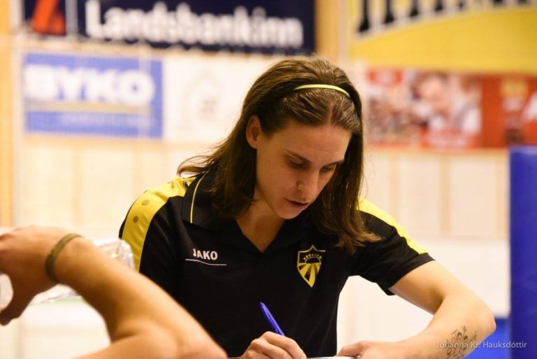 Ana María Vidal. Foto: Jóhanna Kr. Hauksdóttir @ Voley por el mundo