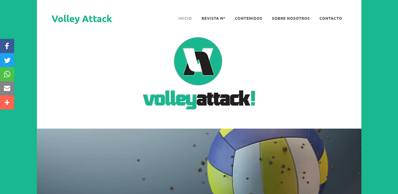 Sitio web de Volley Attack!